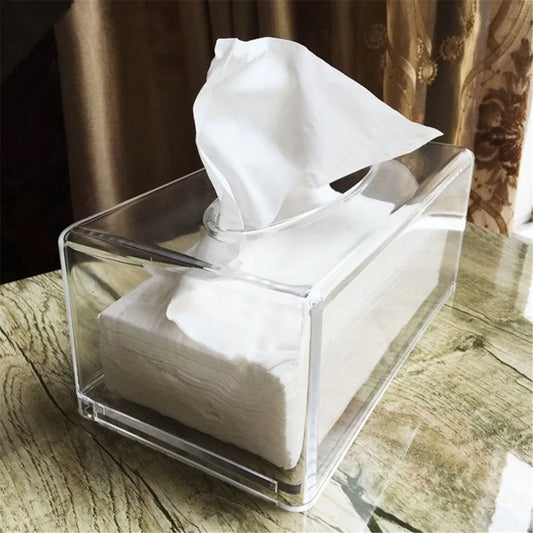 Wooden tissue box cover